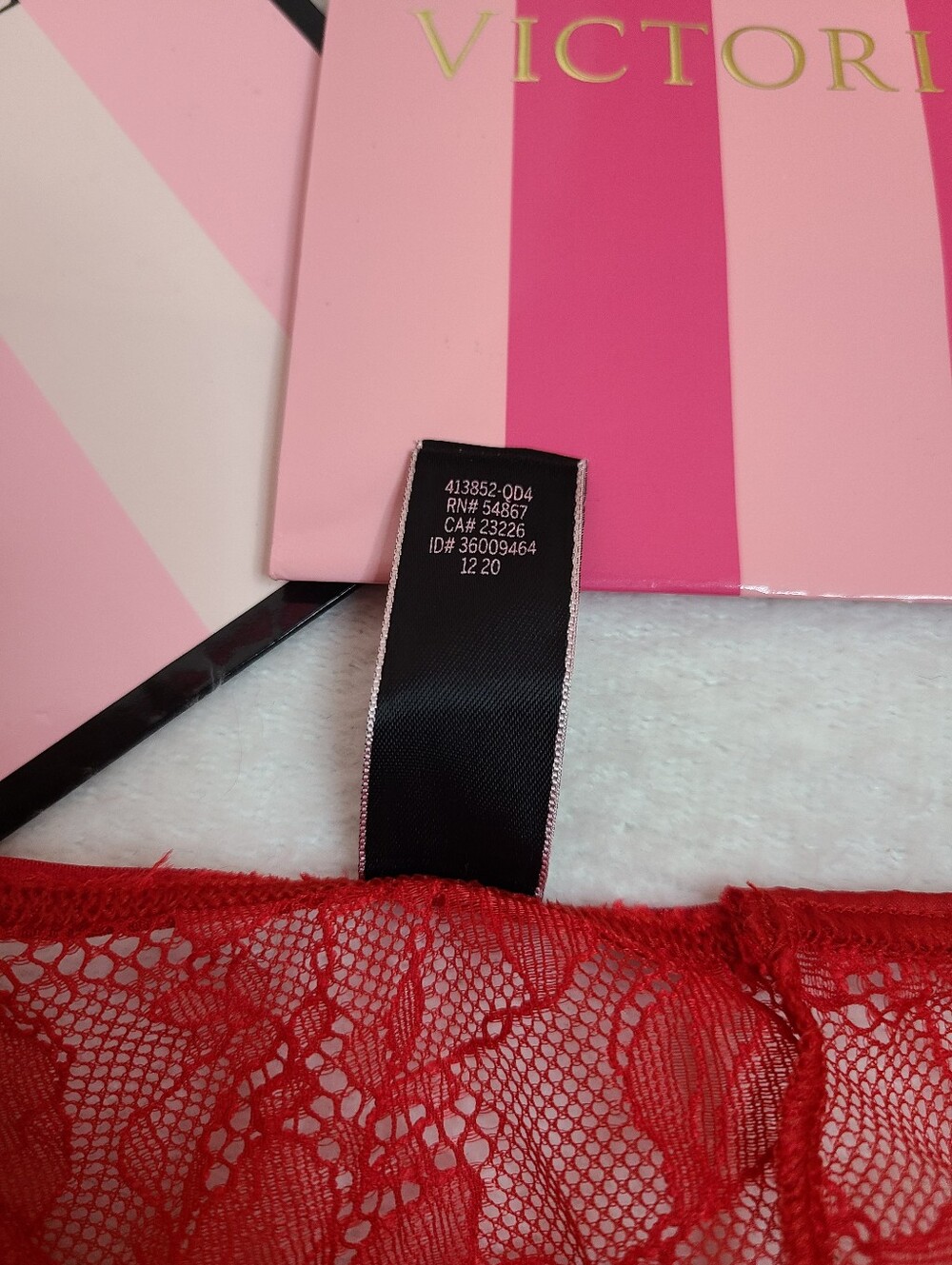 Victoria's Secret Sexy Sheer Lace Crotchless Cheeky Panty Size Sm - Picture 5 of 5